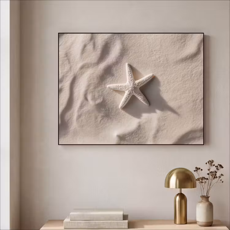 Art Frame - Strand - Zeester - Zand - Beige — 3