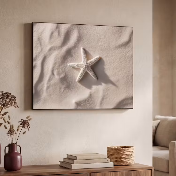 Art Frame - Strand - Zeester - Zand - Beige — 4