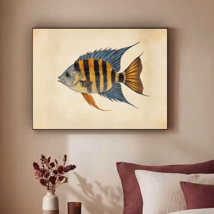 Art Frame - Vis - Tropisch - Strepen - Vinnen — 2