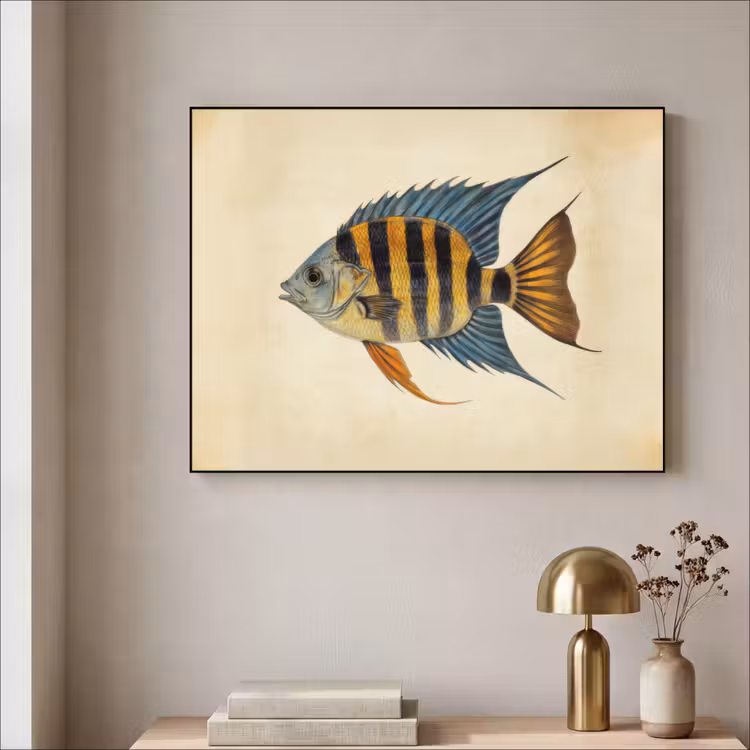 Art Frame - Vis - Tropisch - Strepen - Vinnen — 3