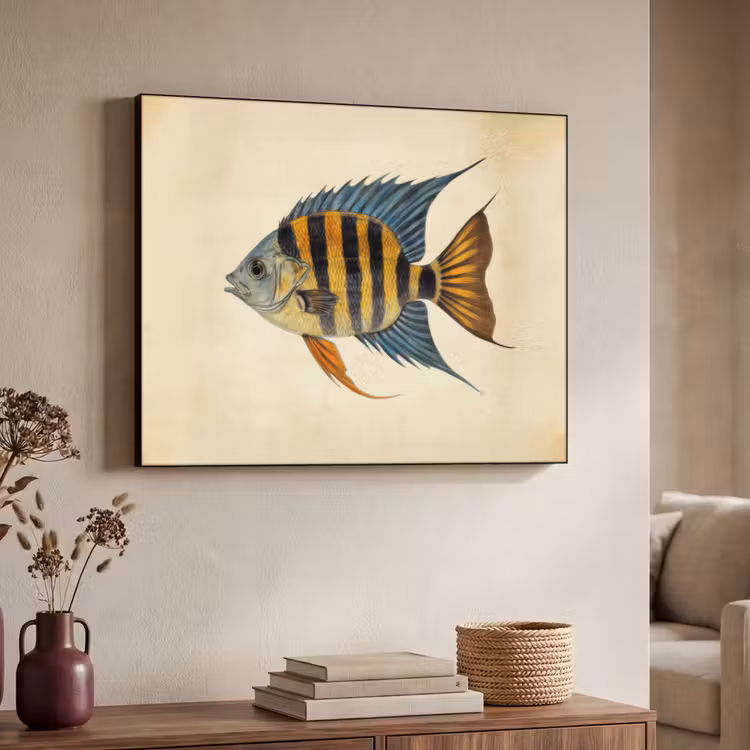 Art Frame - Vis - Tropisch - Strepen - Vinnen — 4