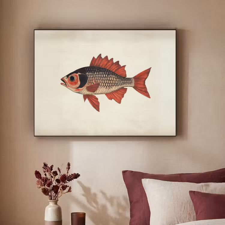Art Frame - Schubben - Rood - Vis - Vinnen — 2