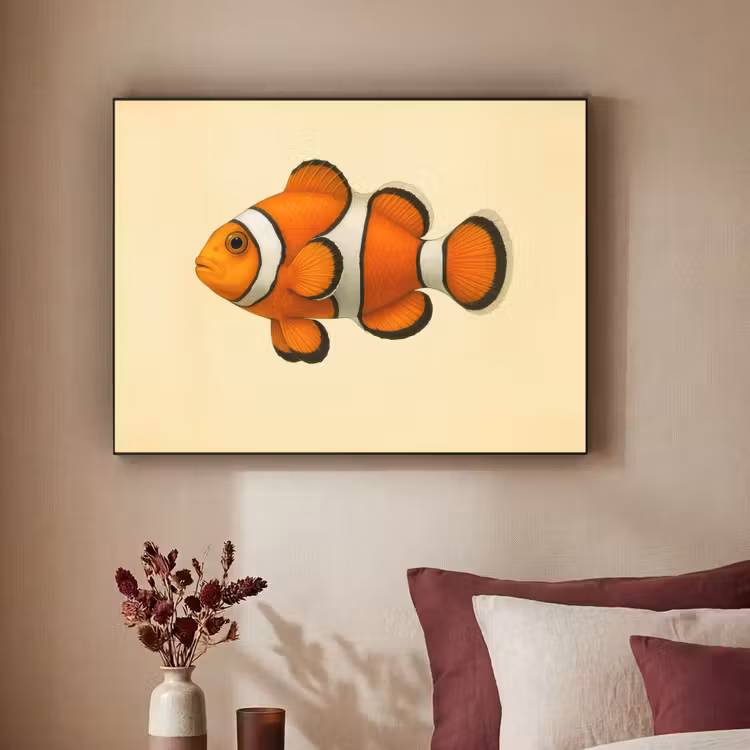 Art Frame - Vis - Oranje - Strepen — 2
