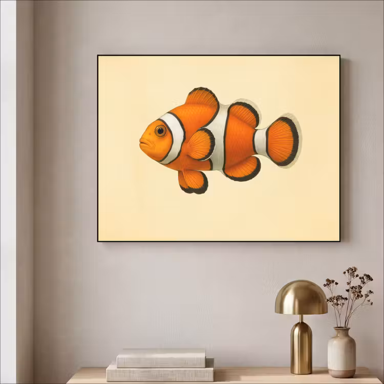Art Frame - Vis - Oranje - Strepen — 3