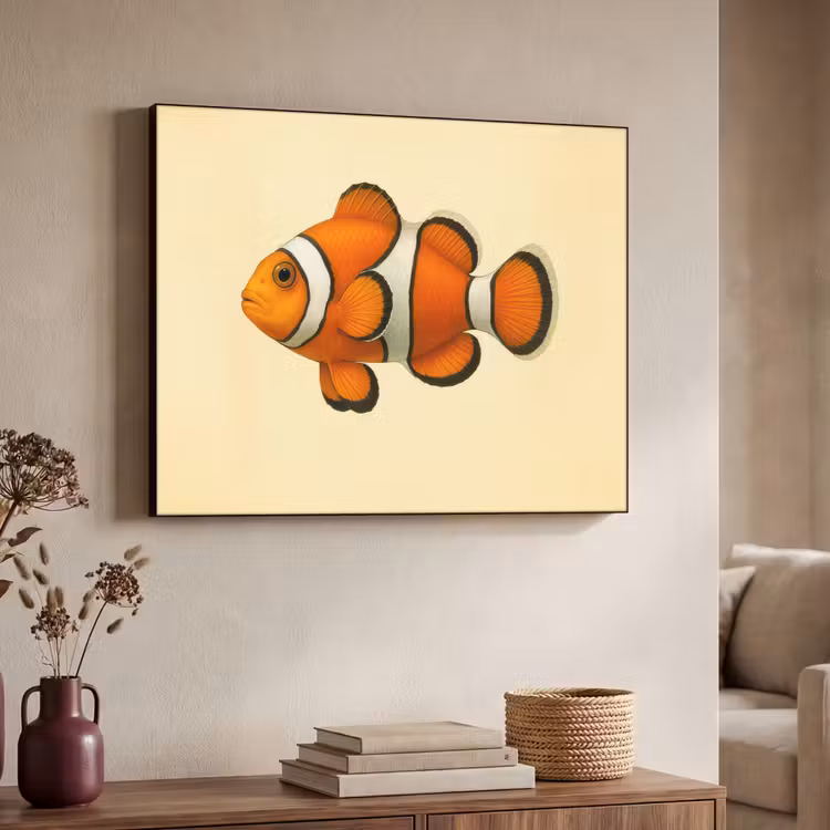Art Frame - Vis - Oranje - Strepen — 4