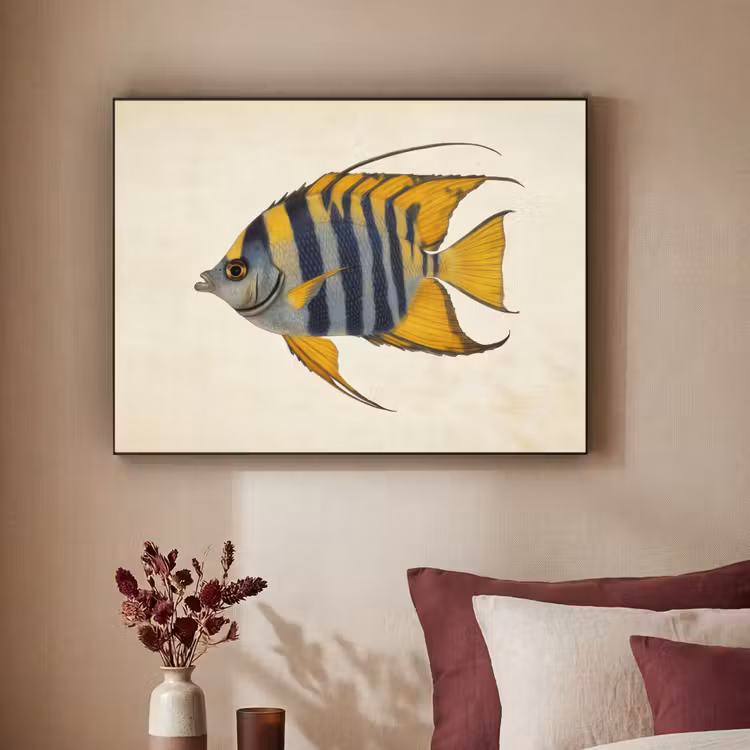 Art Frame - Vis - Sierlijk - Vinnen - Illustratie — 2