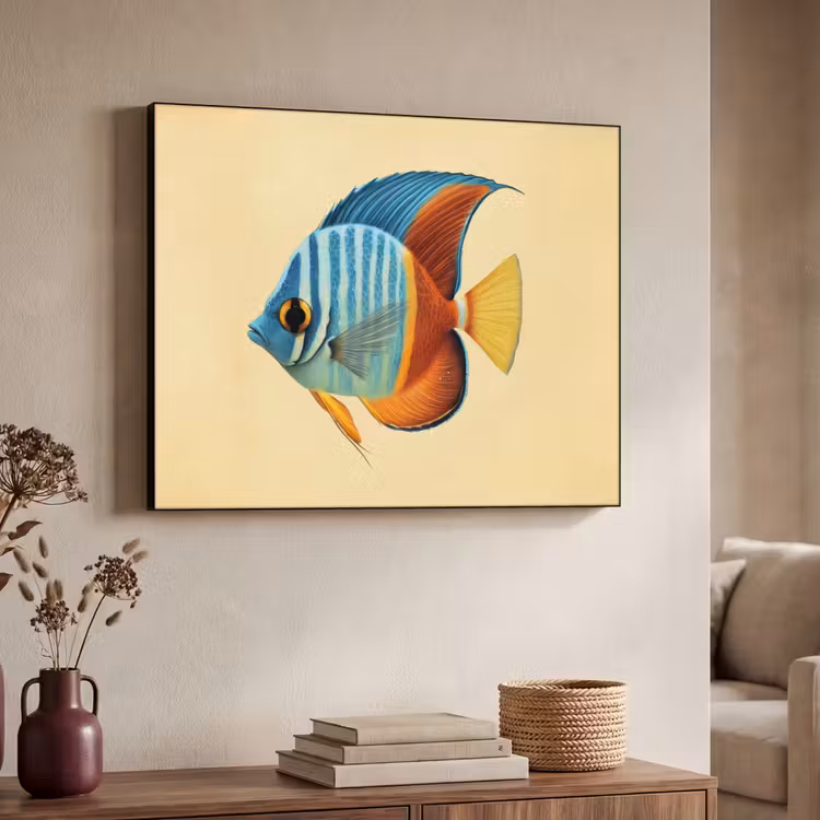 Art Frame - Vis - Vinnen - Blauw - Ogen — 4