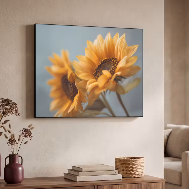 Art Frame - Zonnebloemen - Geel - Wazig — 4