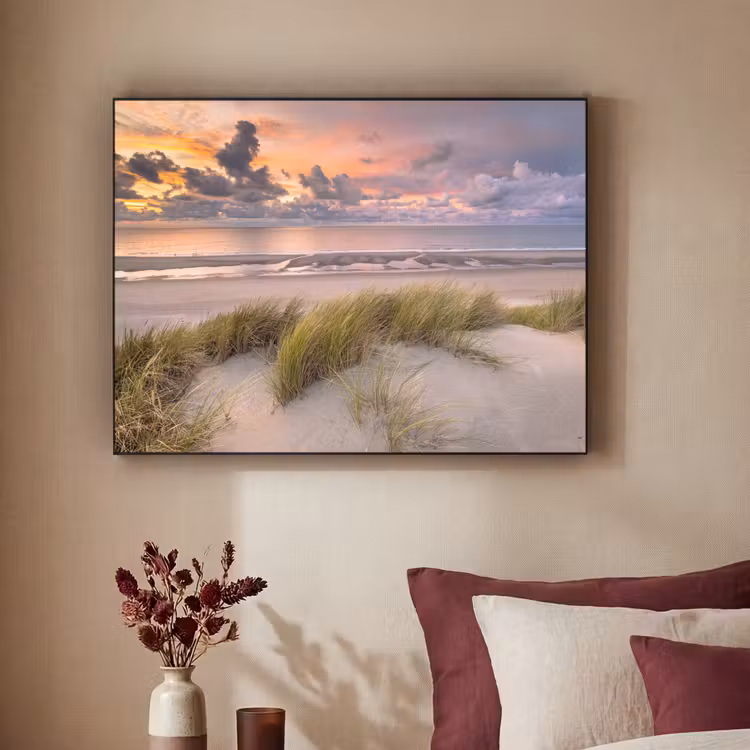 Art Frame - Zonsondergang - Duin - Strand - Planten - Zee — 2