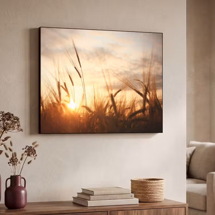 Art Frame - Riet - Gras - Zonsondergang - Natuur - Horizon — 4