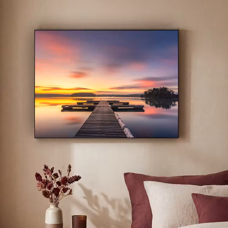 Art Frame - Steiger - Zonsondergang - Water - Zee - Reflectie — 2