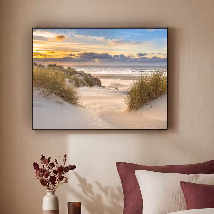 Art Frame - Strand - Duin - Gras - Zonsondergang - Zee — 2