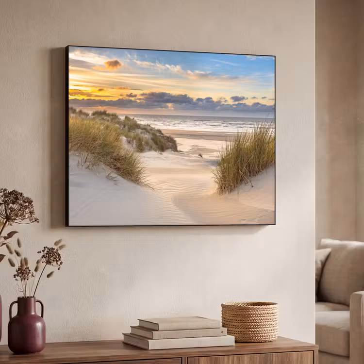 Art Frame - Strand - Duin - Gras - Zonsondergang - Zee — 4