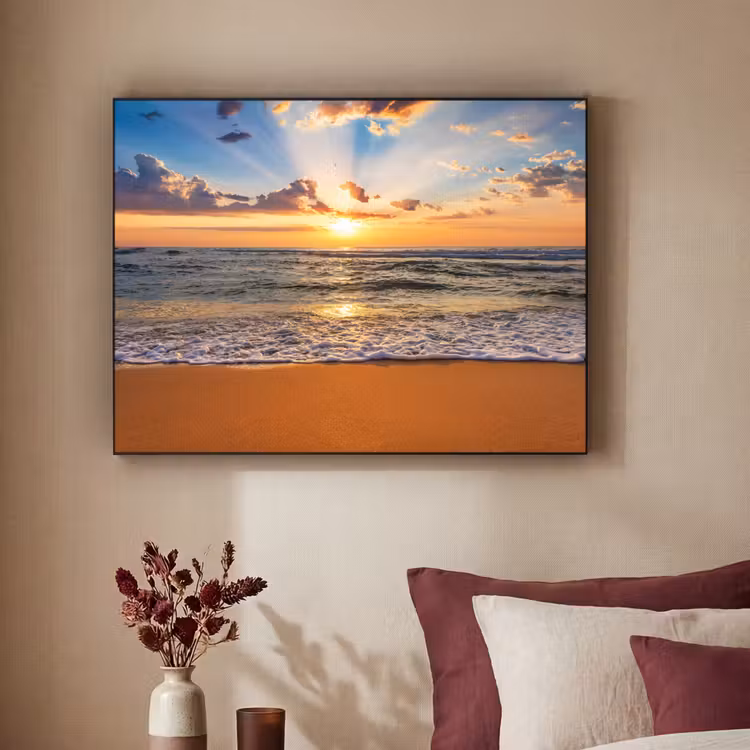 Art Frame - Strand - Zonsondergang - Zee - Wolken - Horizon — 2