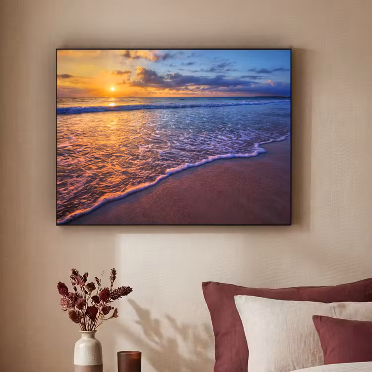 Art Frame - Zee - Strand - Zonsondergang - Wolken - Horizon — 2