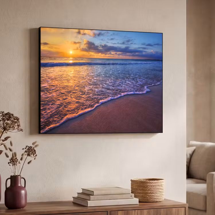 Art Frame - Zee - Strand - Zonsondergang - Wolken - Horizon — 4