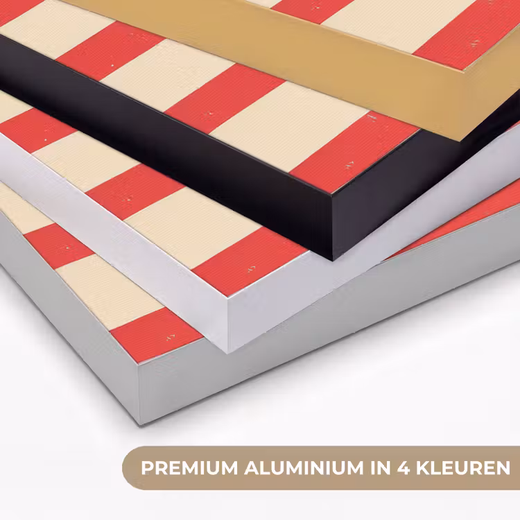 Art Frame - Sardines - Rood en beige strepen — 5
