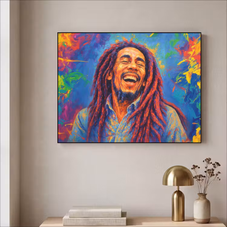 Art Frame - Regenboogkleuren - Man - schilderij — 3