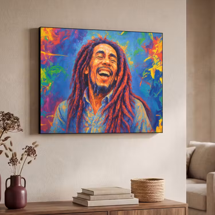 Art Frame - Regenboogkleuren - Man - schilderij — 4