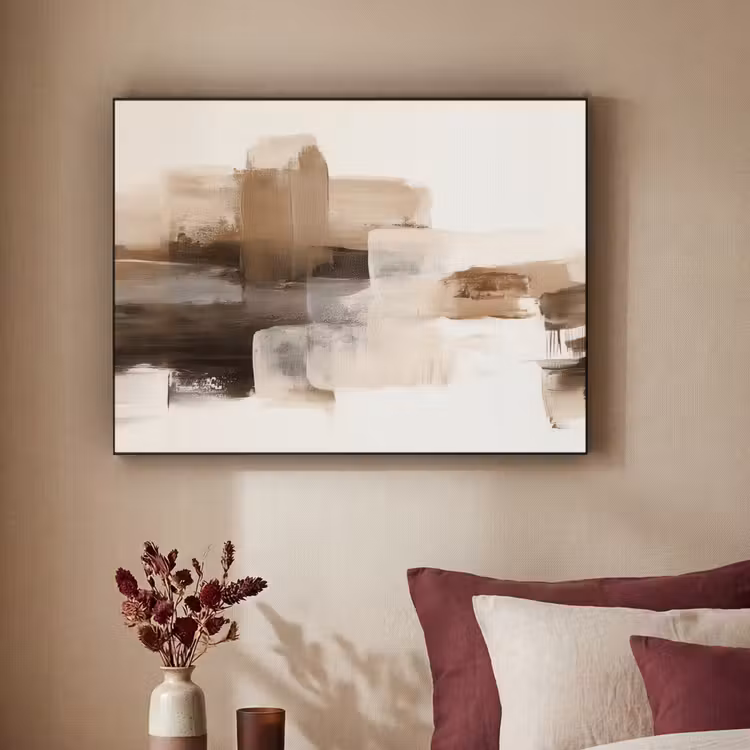 Art Frame - Penseelstreken - Abstract landschap - Rust — 2