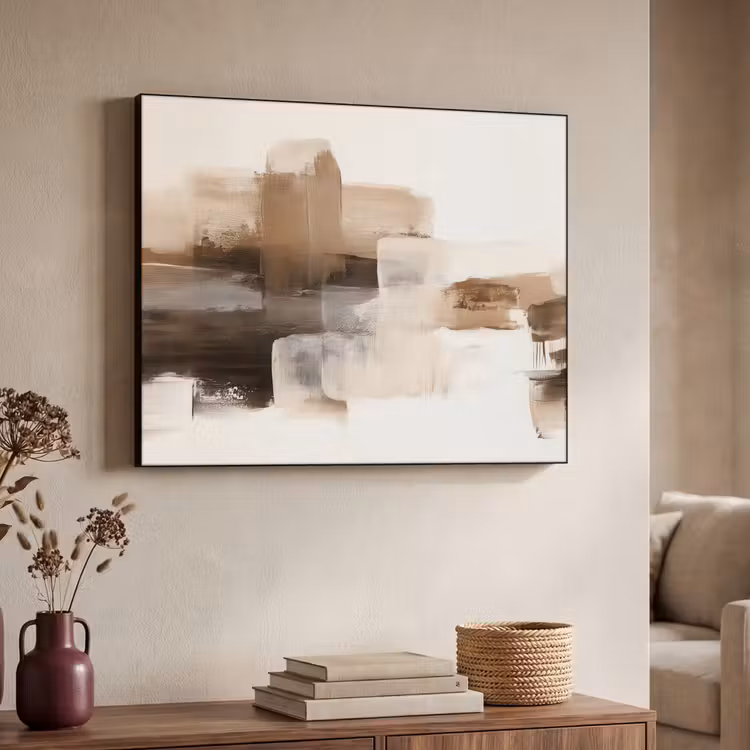 Art Frame - Penseelstreken - Abstract landschap - Rust — 4