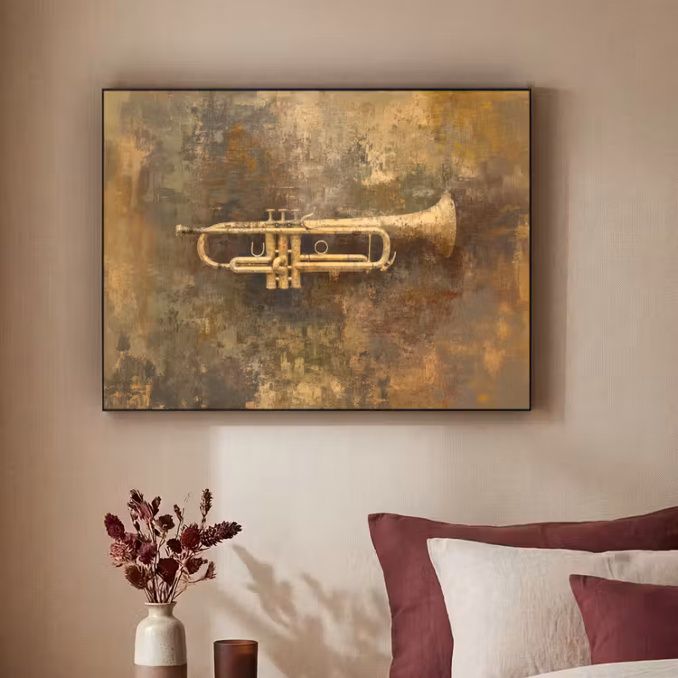 Art Frame - Trompet - Geel - Muzikaal — 2