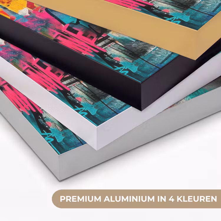 Art Frame - Vrouw - Kauwgom - Graffiti - Neonkleuren — 5