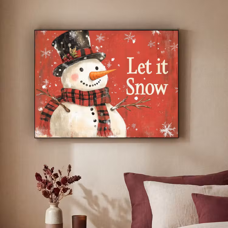 Art Frame - Sneeuwpret - Winter - Sneeuwpop — 2