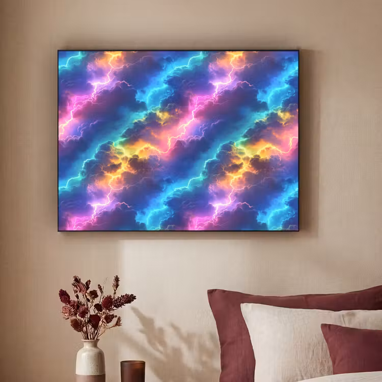 Art Frame - Storm - Bliksem - Regenboog — 2