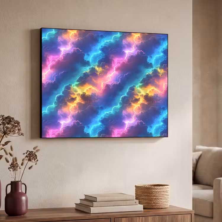 Art Frame - Storm - Bliksem - Regenboog — 4