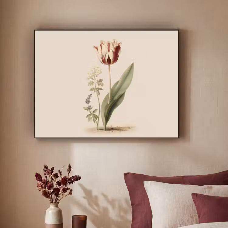 Art Frame - Tulp - Minimalistisch - Beige — 2