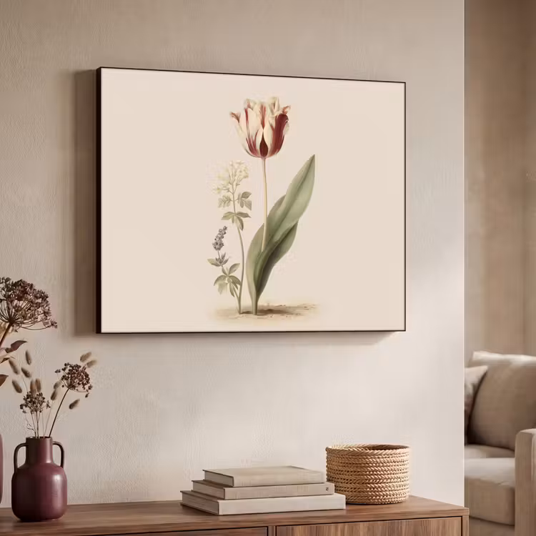 Art Frame - Tulp - Minimalistisch - Beige — 4