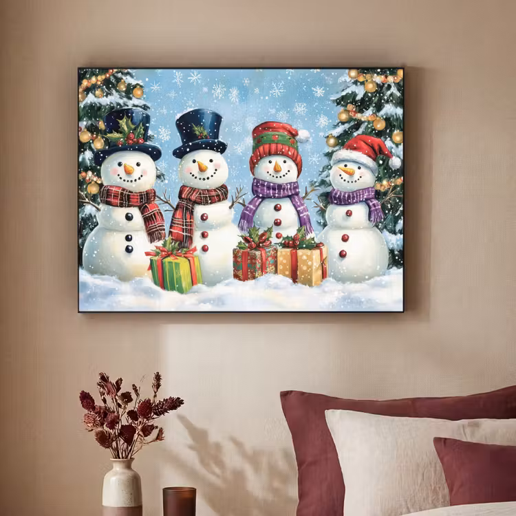 Art Frame - Vrolijk -  Sneeuw - Kleurrijk — 2