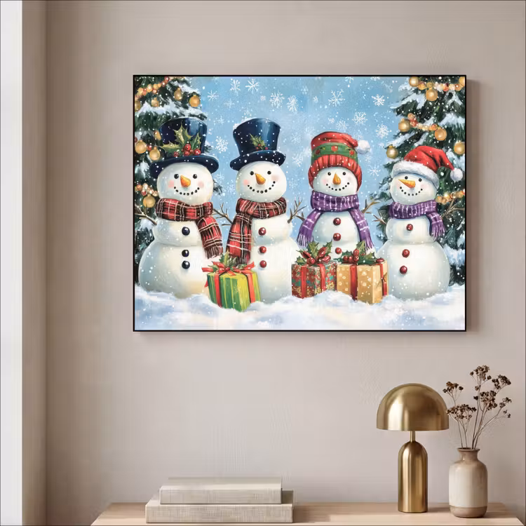 Art Frame - Vrolijk -  Sneeuw - Kleurrijk — 3
