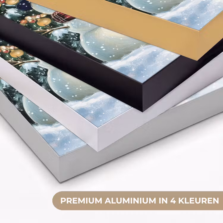 Art Frame - Vrolijk -  Sneeuw - Kleurrijk — 5