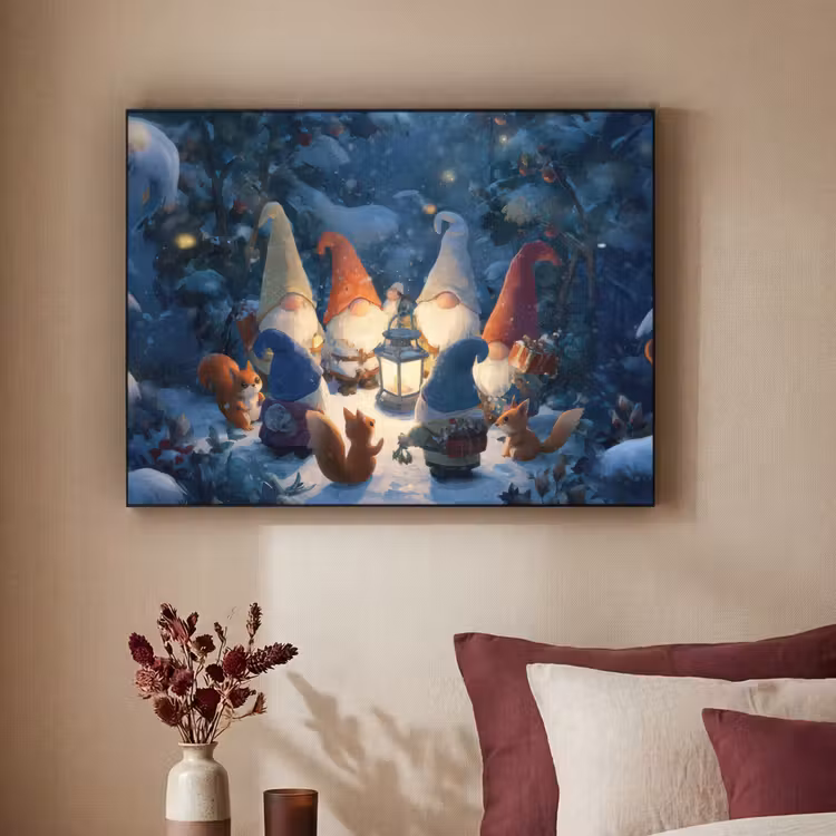 Art Frame - Winter - Gnooms - Eekhoorns - Meerkleurig — 2