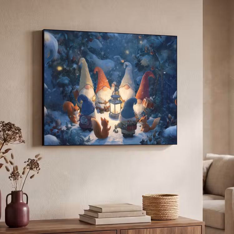 Art Frame - Winter - Gnooms - Eekhoorns - Meerkleurig — 4