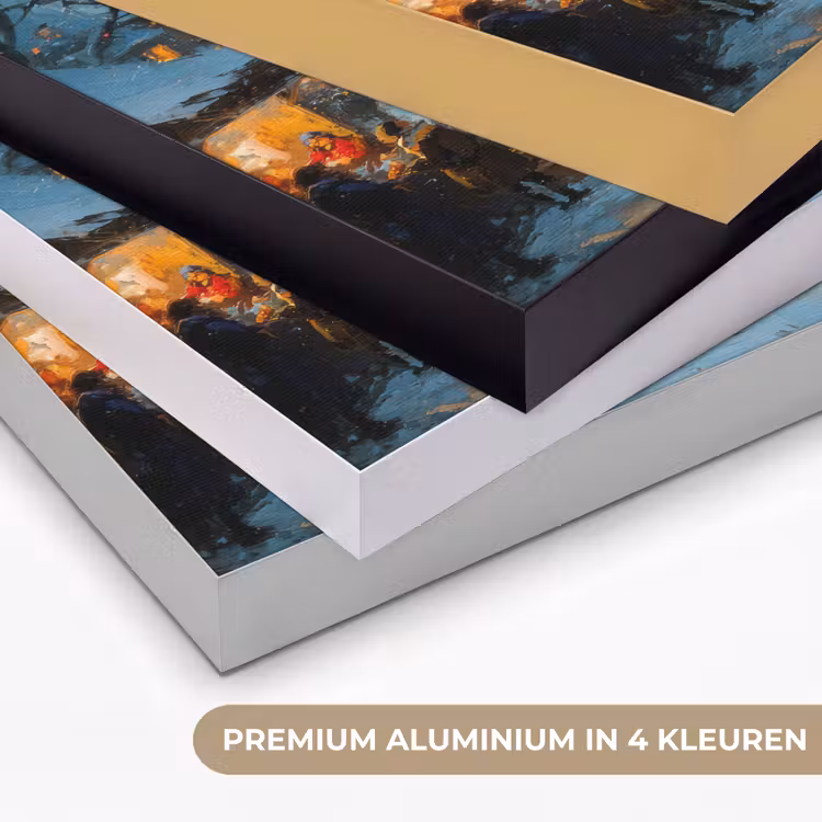 Art Frame - Winterkermis - Dorp - Kleurrijk — 5