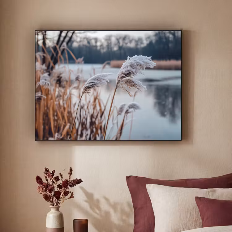 Art Frame - Riet - Gras - Natuur - Winter - Meer — 2