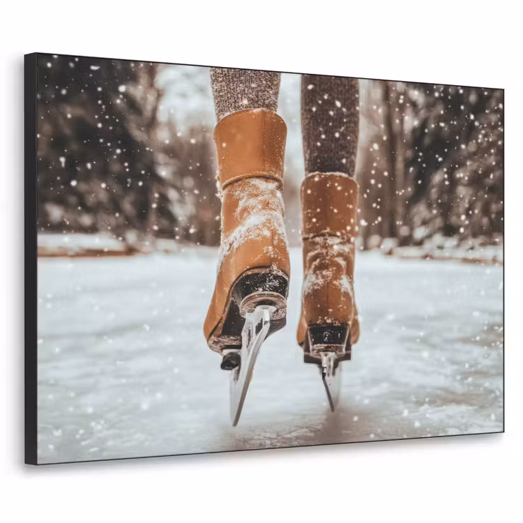 Art Frame - Schaatsen - IJs - Winter - Sneeuw — 1