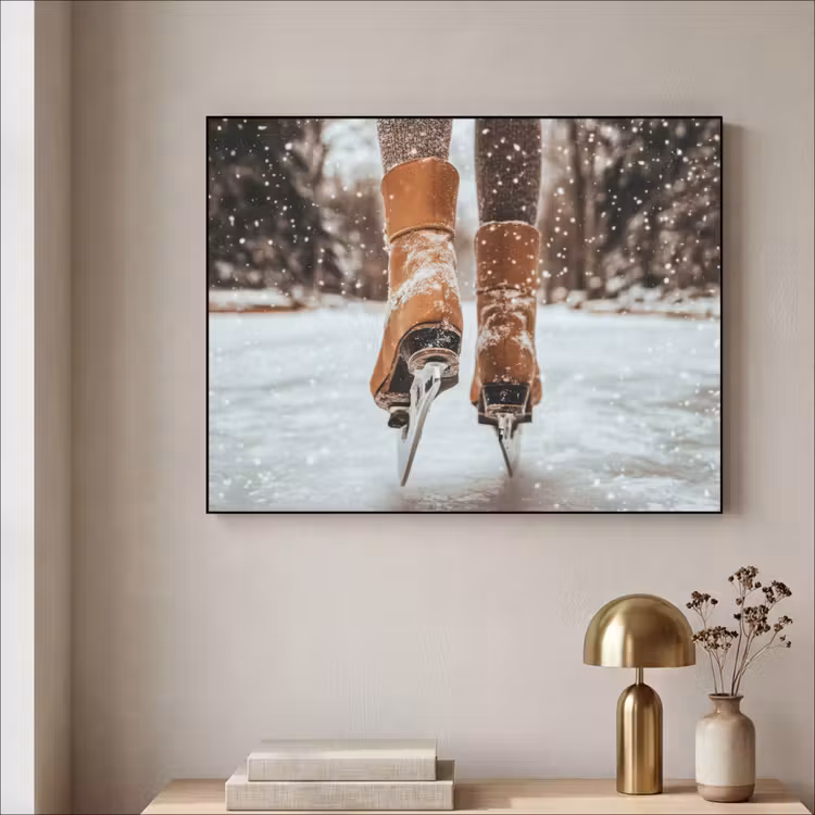 Art Frame - Schaatsen - IJs - Winter - Sneeuw — 3