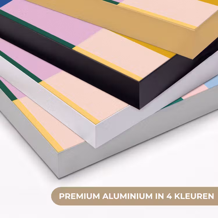 Art Frame - Stroken - Blauw - Patroon - Abstract — 5