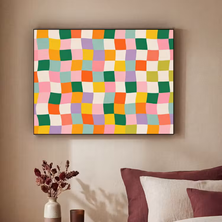 Art Frame - Vierkanten - Kleurrijk - Golvend — 2