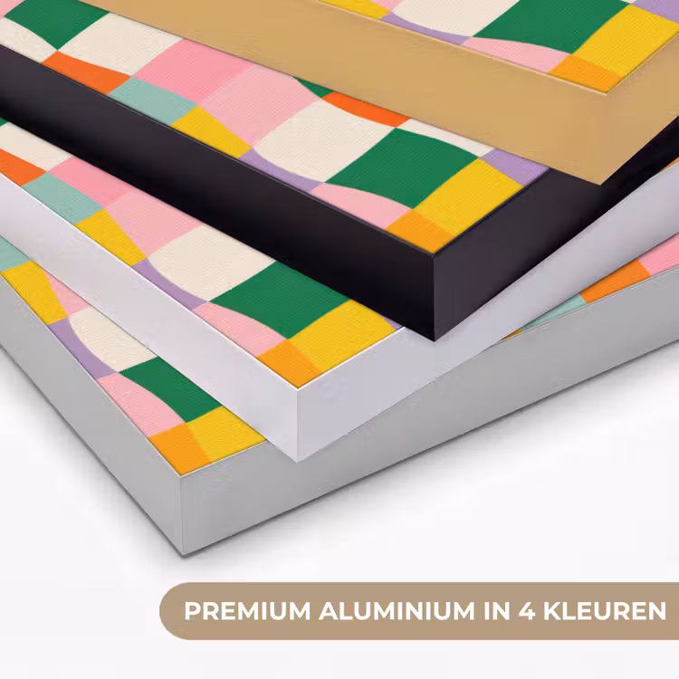 Art Frame - Vierkanten - Kleurrijk - Golvend — 5