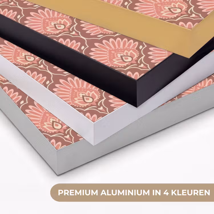 Art Frame - Waaiermotief - Patroon - Roze — 5