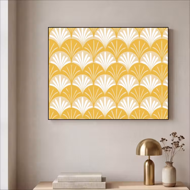 Art Frame - Waaier - Geel - Art — 3