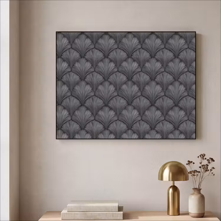 Art Frame - Waaier - Motief - Grijs — 3