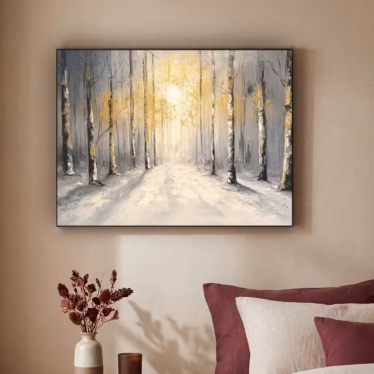 Art Frame - Winter - Abstract - Sneeuw - Natuur - Zon — 2