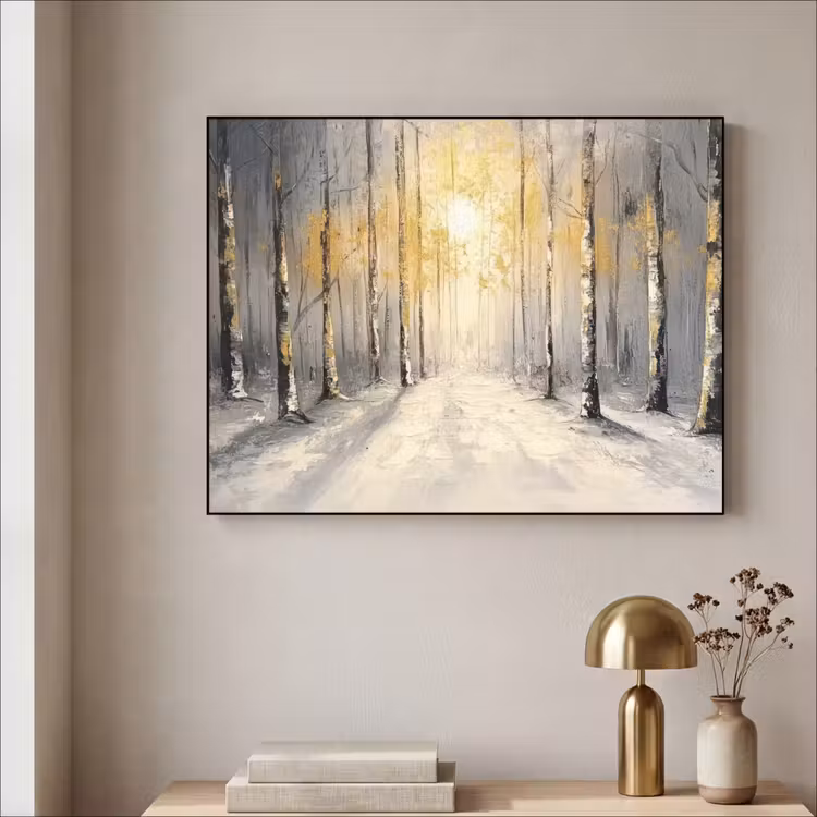Art Frame - Winter - Abstract - Sneeuw - Natuur - Zon — 3