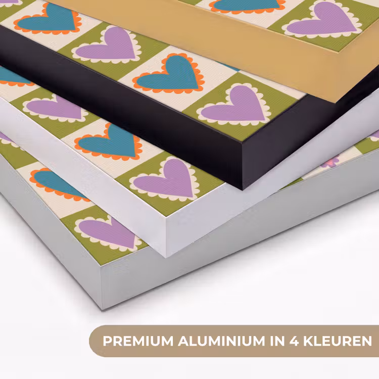 Art Frame - Retro - Kleuren - Patroon - Hartjes — 5
